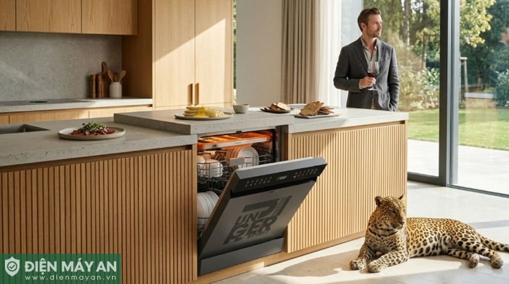 Máy rửa bát độc lập Junger Leopard DWJ-T268 Titanium
